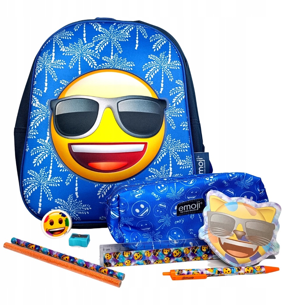 Plecak dla przedszkolaka Emoji 3D Wyprawka Szkolna