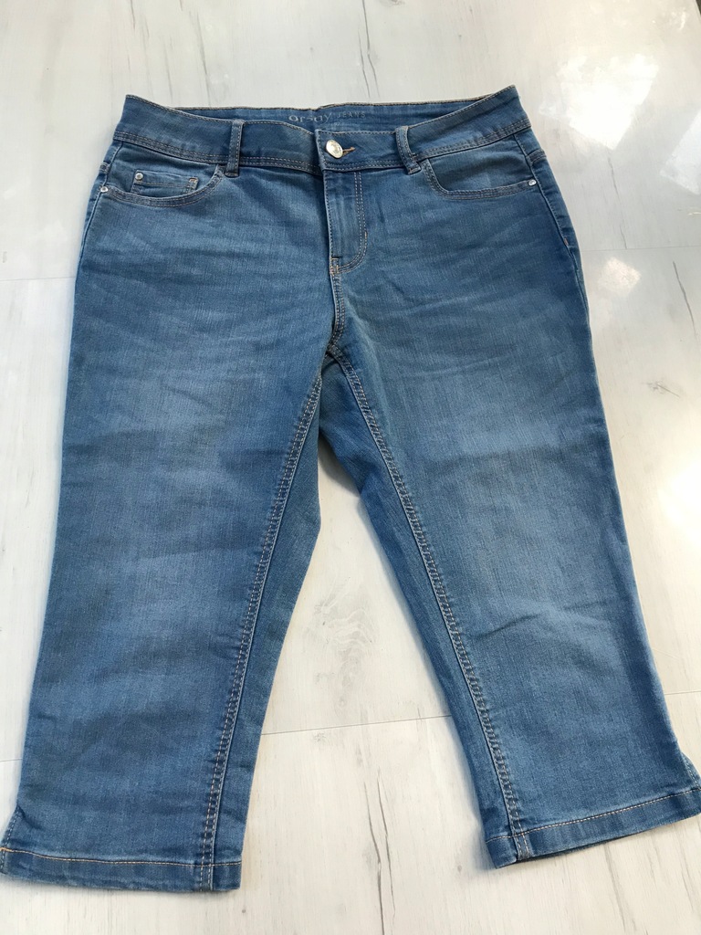 ORSAY spodnie jeansowe 3/4 36 S