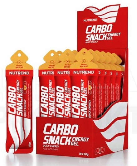 NUTREND CARBOSNACK GEL 50g SASZ. cytryna