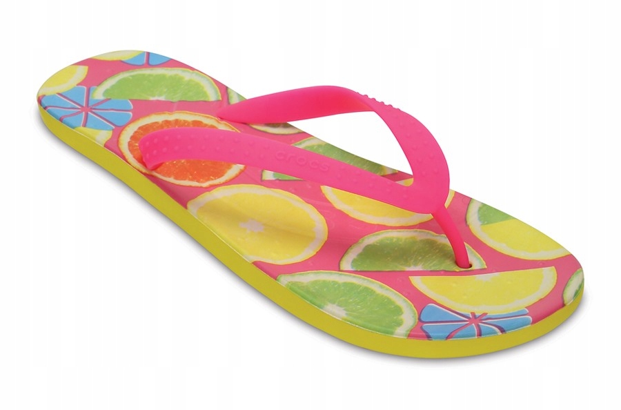 BUTY CROCS CHAWAII FRUIT FLIP 204159 LEMON 39,5