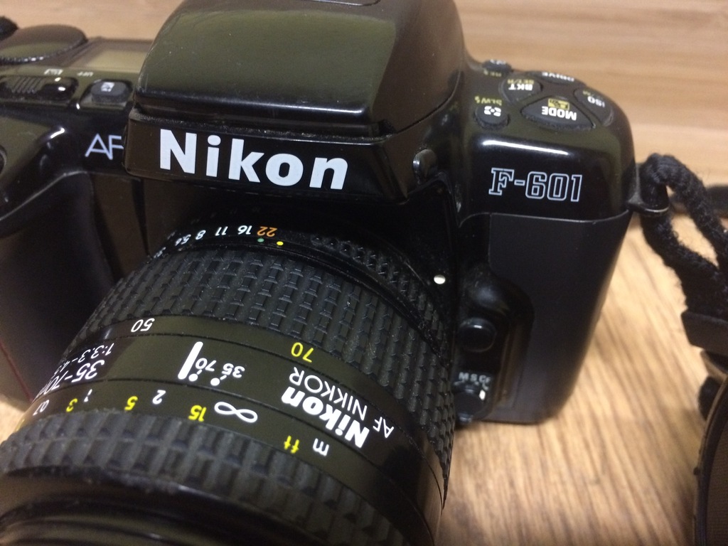 NIKON AF F601 + 2 obiektywy 7275652197 oficjalne archiwum Allegro