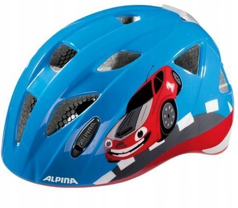 Kask dziecięcy Alpina Ximo, red car, 49-54cm