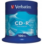 Verbatim CD-R 700MB x52 cakebox 100szt DataLife