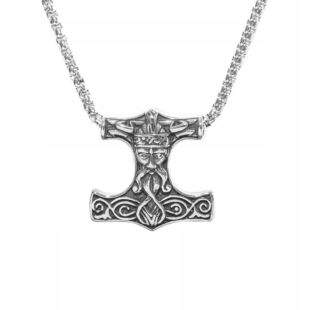 Naszyjnik MŁOT THORA Z WIZERUNKIEM, odyn, valhalla