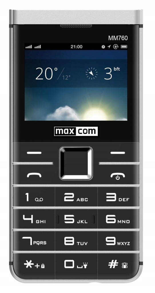 Stylowy telefon dla Seniora Maxcom Comfort MM760