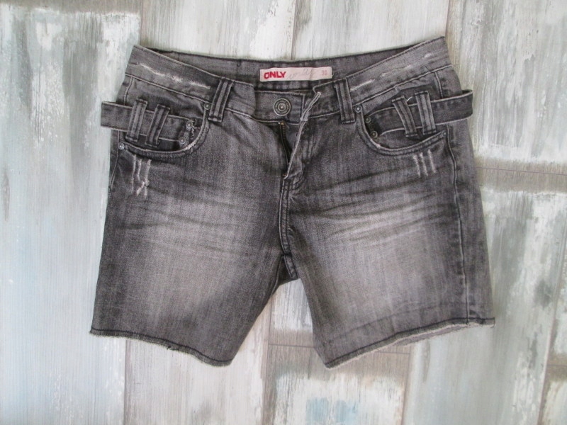 ONLY__bermudy spodenki szorty jeans__36/38