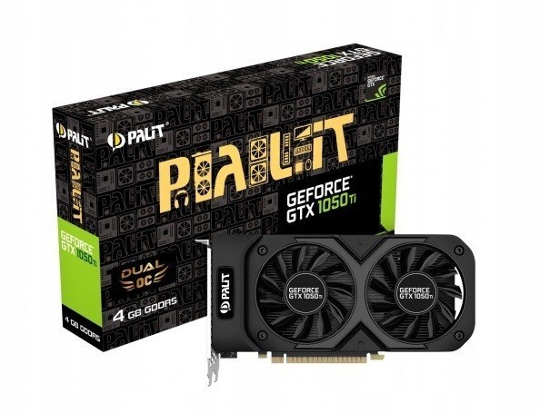 Купить Palit GeForce GTX 1050 Ti DUAL OC 4 ГБ GDDR5: отзывы, фото, характеристики в интерне-магазине Aredi.ru