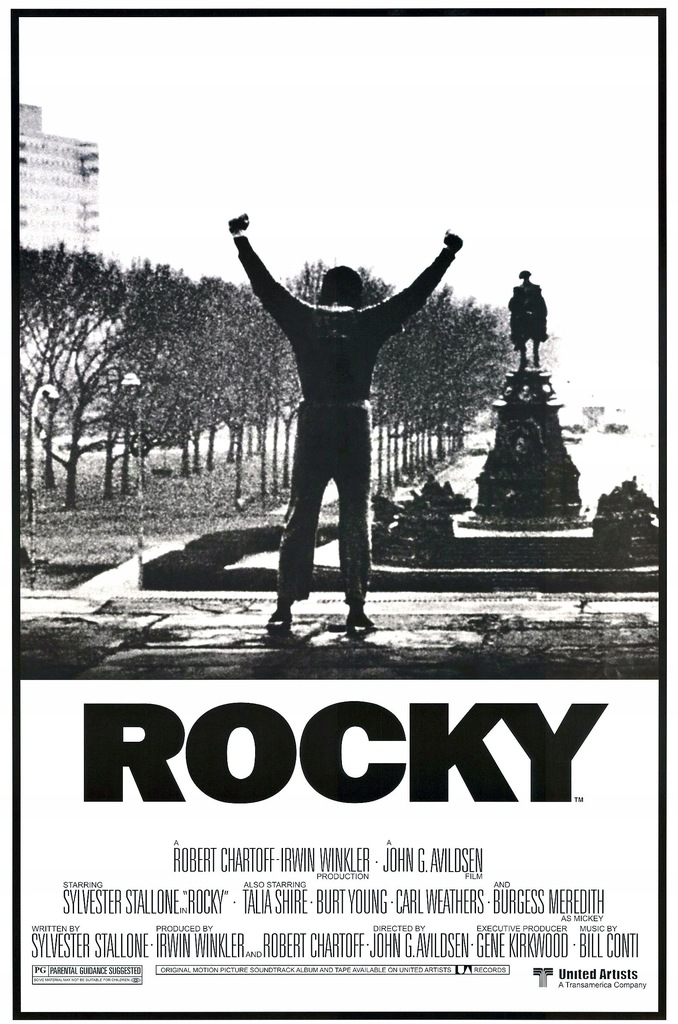Korrespondance Lagring bagagerum Rocky Balboa Rocky I - plakat 60x90cm Klasyczny - 8985853572 - oficjalne  archiwum Allegro