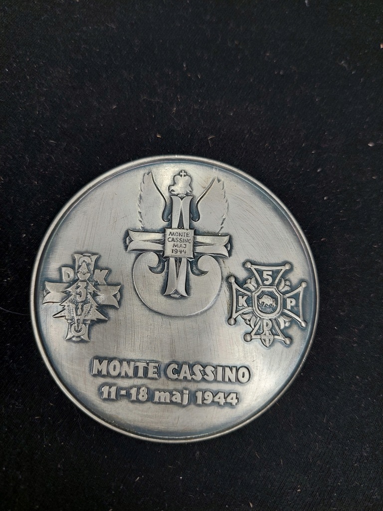 Medal Monte Cassino 11-18 maj 1944 r Warszawa 84 r