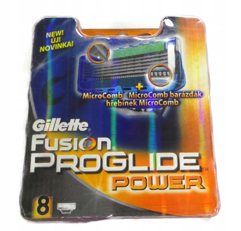 GILLETTE FUSION PROGLIDE POWER 8 WKŁADÓW