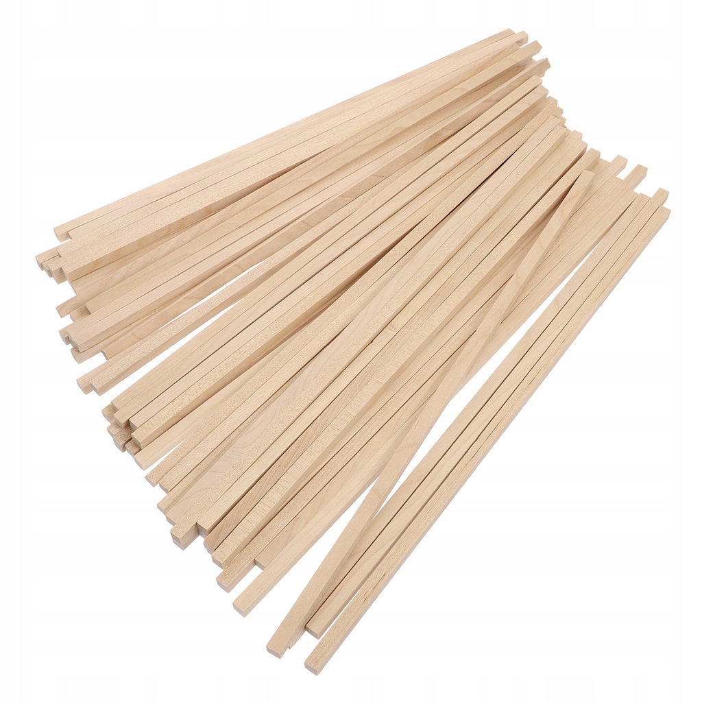 Wooden Dowels Square Toy Crafts 50 Pcs