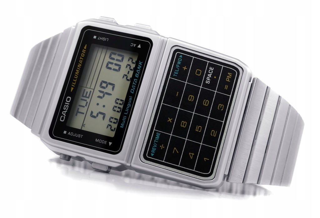 ZEGAREK CASIO DBC-611 MĘSKI Z KALKULATOREM RETRO