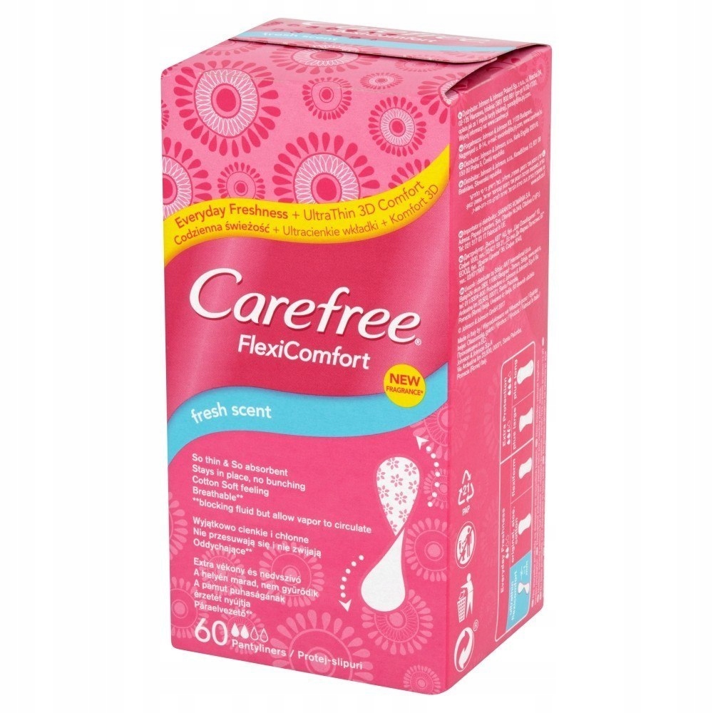 Carefree Flexi Comfort Fresh Scent Wkładki higieni
