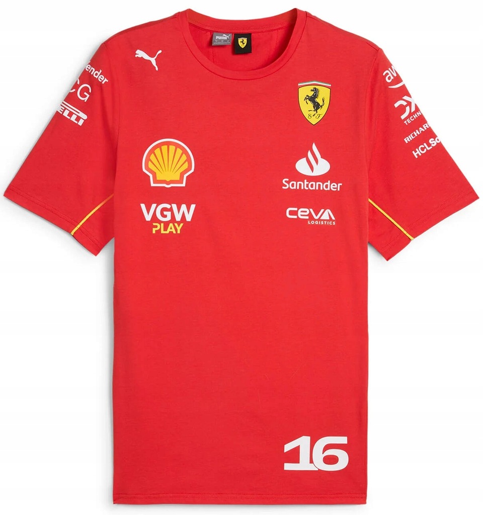 Koszulka Scuderia Ferrari F1 Charles Leclerc 2024 r.XL