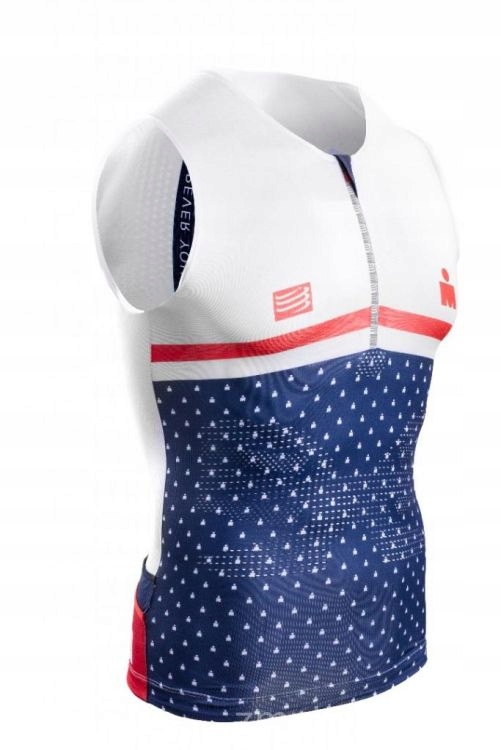 MĘSKI BEZRĘKAWNIK COMPRESSPORT EDYCJA IRONMAN M