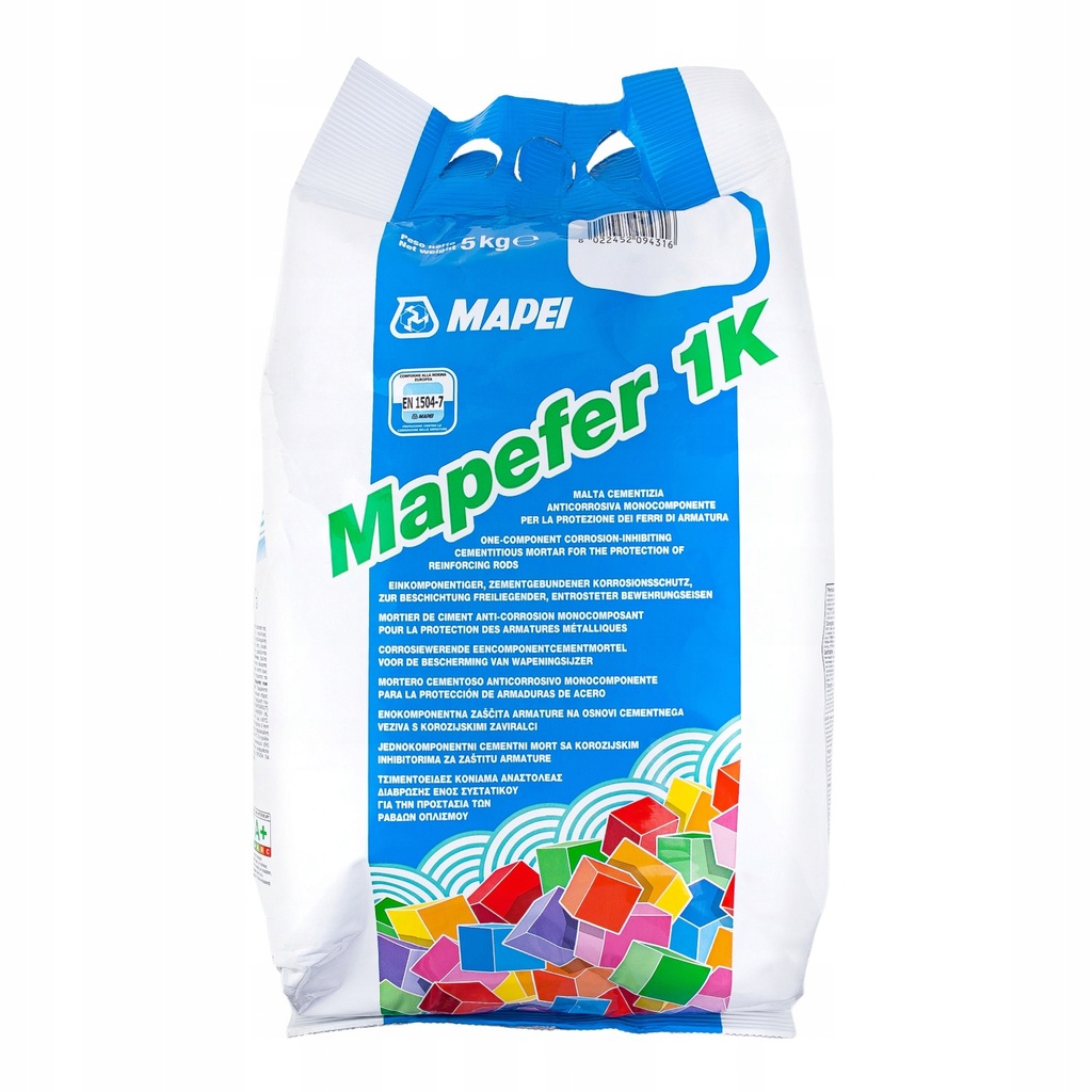 MAPEI MAPEFER 1K 5 kg do ochrony prętów zbrojen.