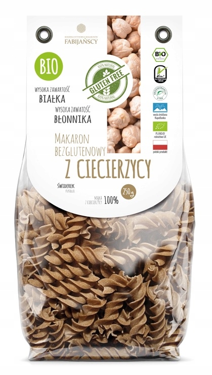 MAKARON (Z CIECIERZYCY) ŚWIDEREK FUSILLI BEZGLUTEN