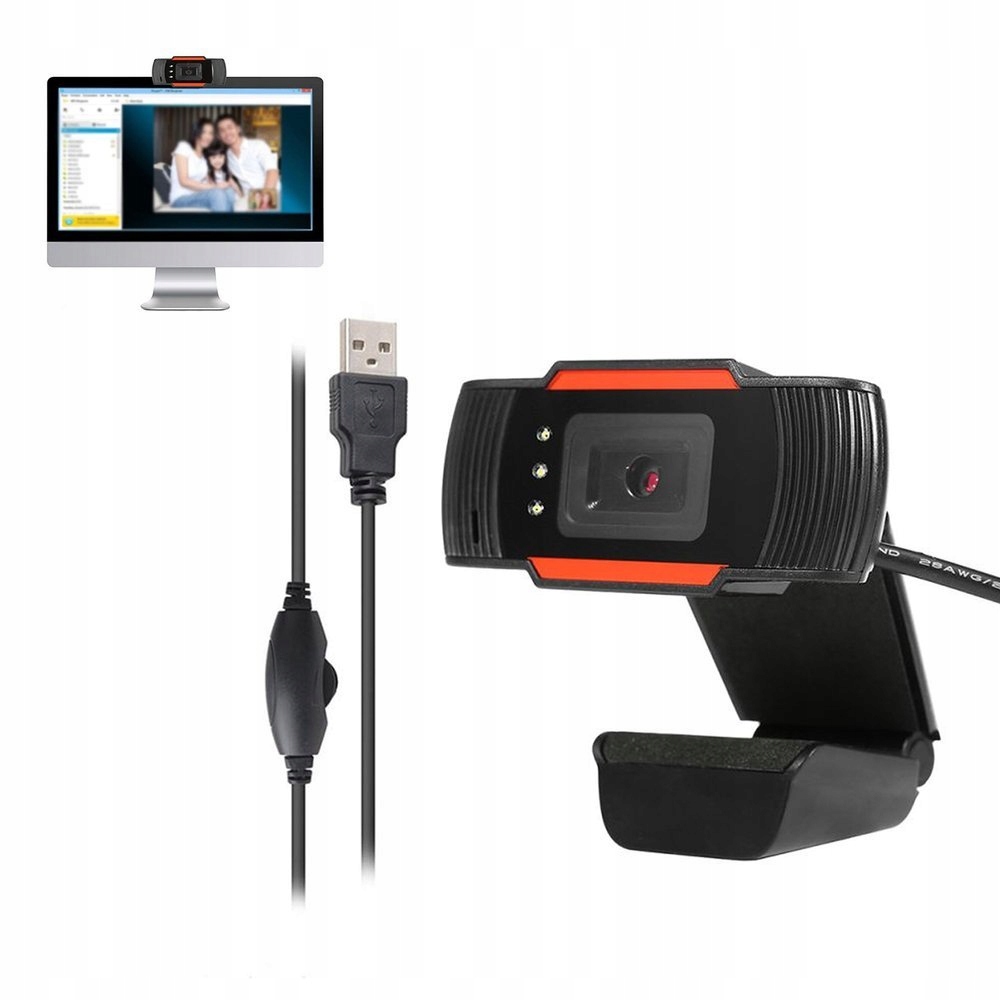 Kamera internetowa WebCam A870 z mikrofonem (Czarn
