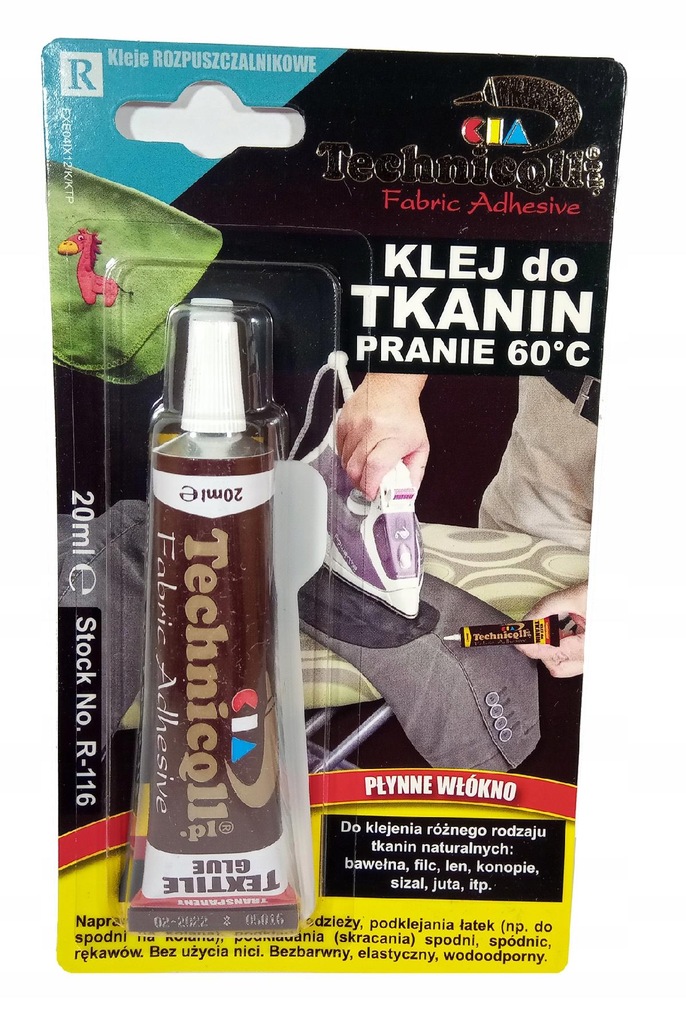 Klej do Tkanin - 20ml - Technicqll
