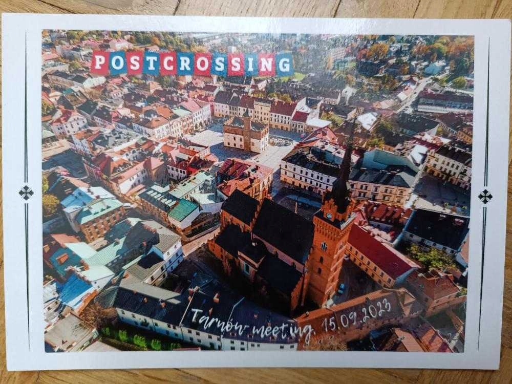 Wyślę pocztówkę z Tarnowa - meetingowa postcrossing -wysyłka FO 0 zł