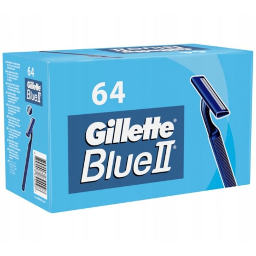 Gillette Blue II Maszynka jednorazowa do golenia 64 szt.