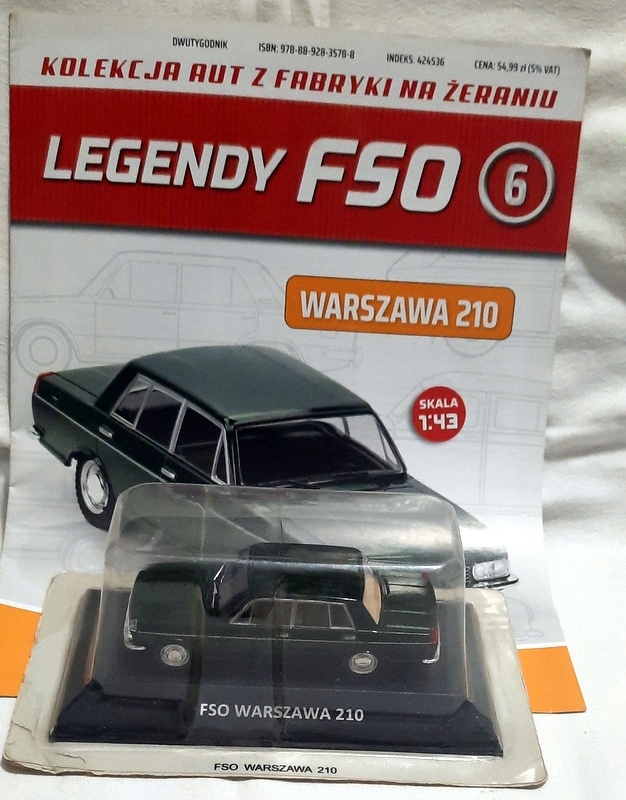 FSO WARSZAWA 210 1/43