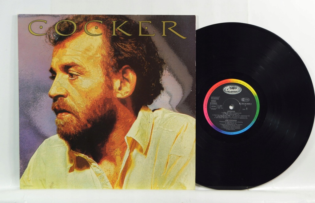 Joe Cocker - Cocker (1986) LP Winyl Album