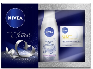 NIVEA ZESTAW Q10 KREM NA DZIEŃ+ PŁYN MICELARNY