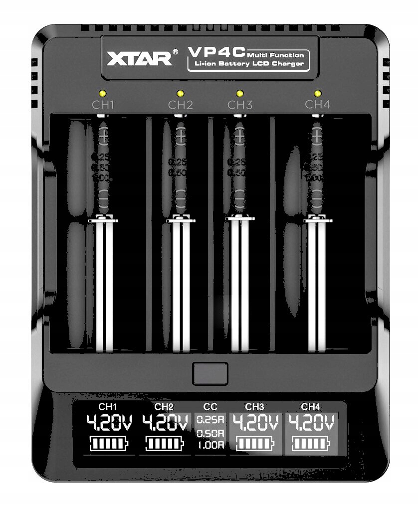Szybka ładowarka do akumulatorów 18650 Xtar VP4C