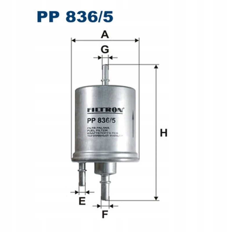 Filtr paliwa FILTRON PP 836/5