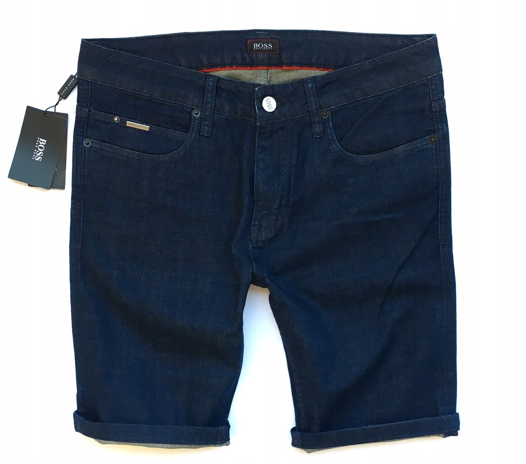 spodenki szorty jeans HUGO BOSS 33 - 88CM