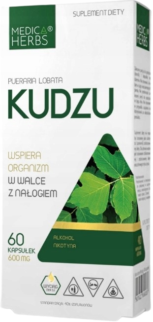 Kudzu - uzależnienia, nałogi 60kaps, Medica Herbs