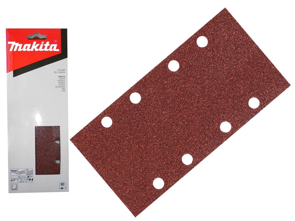 MAKITA P35900 papier szlifierka K150 93x185mm 10szt
