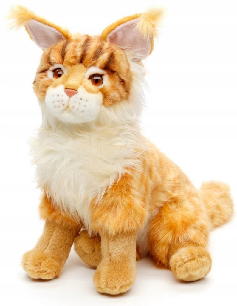 Maskotka Kot Maine Coon rudy - 31cm