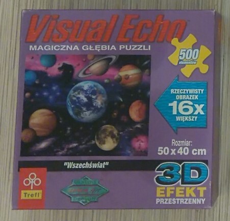 Puzzle 3D Visual Echo Wszechświat Trefl 500 elem