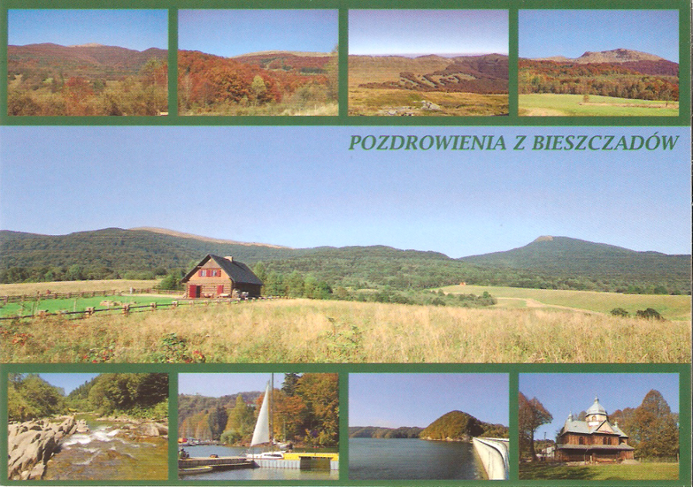 1 pocztówka - Magiczne BIESZCZADY -  dla WOŚP