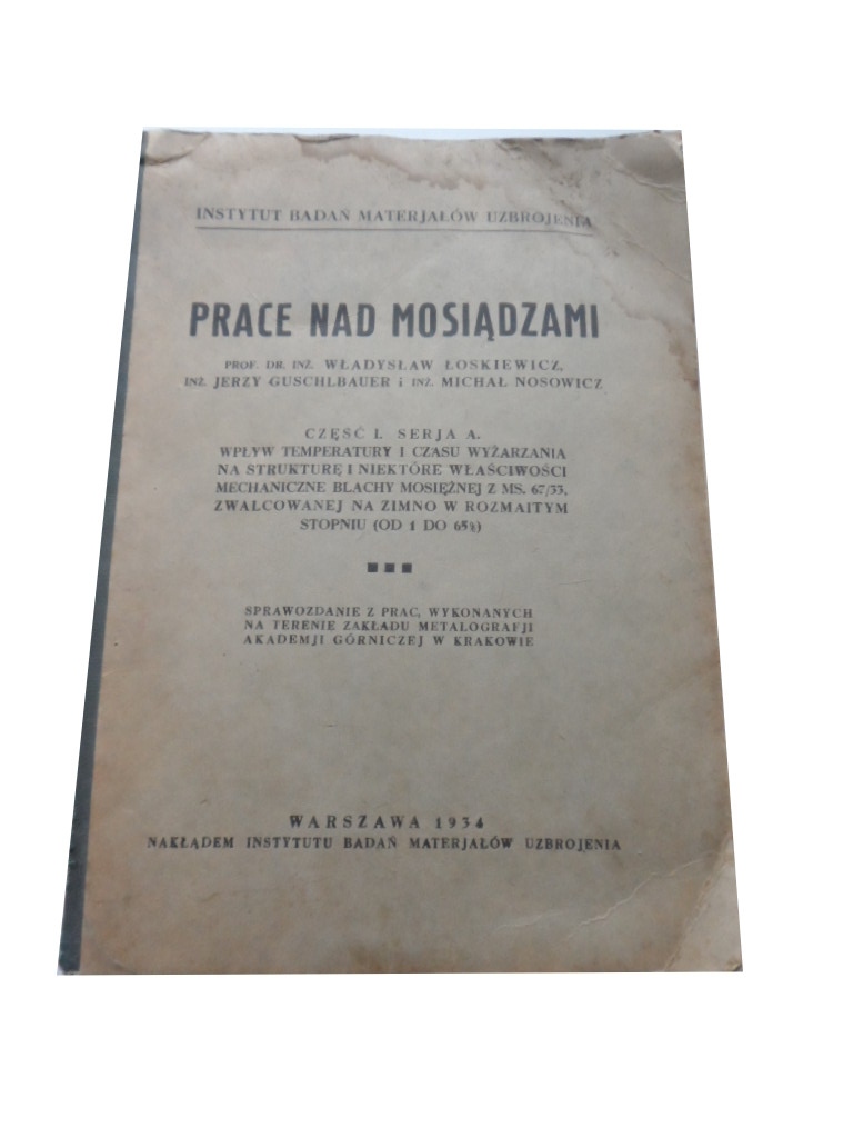 PRACE NAD MOSIĄDZAMI - ŁOSKIEWICZ GUSCHLBAUER