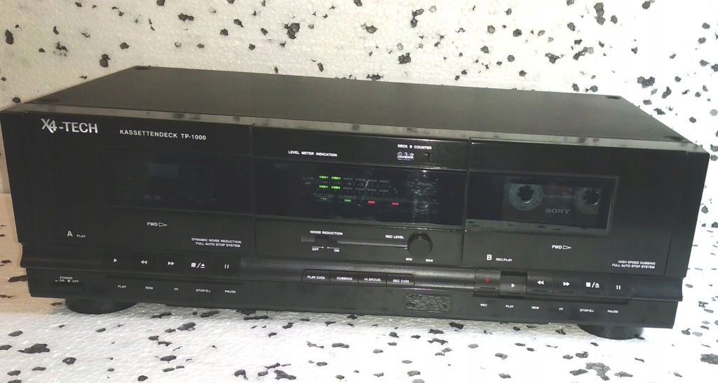 Magnetofon Deck Kasetowy X4 Tech Renkforce Tp 1000 Oficjalne Archiwum Allegro