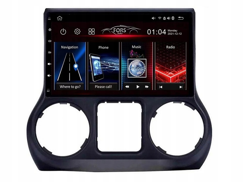 Radio Android M300 Jeep Wrangler Rubicon 2011-2014