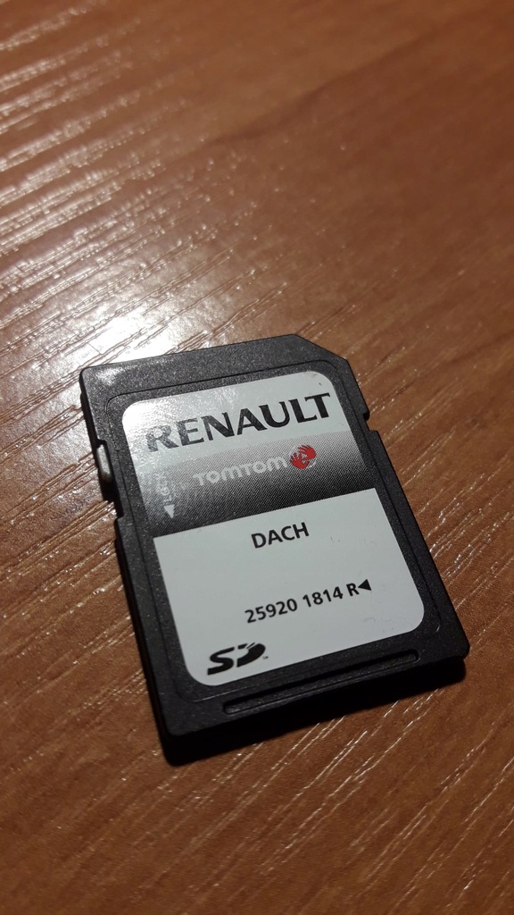 Karta sd Renault TOMTON DACH 25920 1814R NAVI GPS 9053612645
