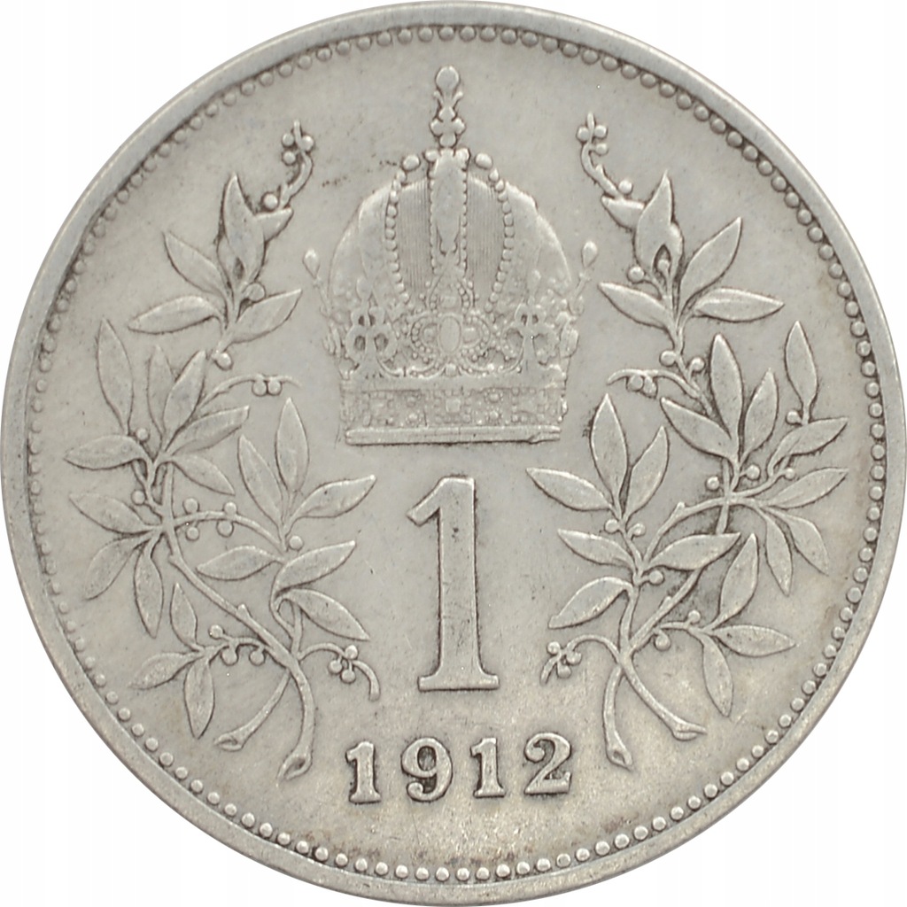 5.AUSTRIA, FRANC.JÓZEF, 1 KORONA 1912