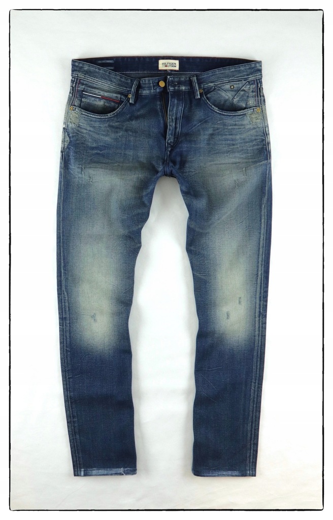 TOMMY HILFIGER jeansy rozm: 34/34 PAS: 94cm
