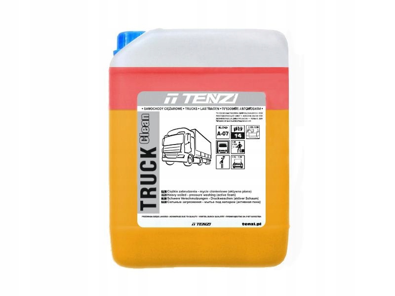 TENZI TRUCK CLEAN MOCNO ZABRUDZONE POJAZDY TIR 10L