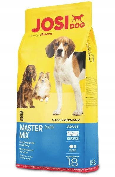 JOSERA Master - chrupiący mix dla psa 15 kg + 3kg