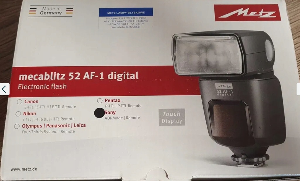 Lampa błyskowa Metz Mecablitz 52 AF-1 digital