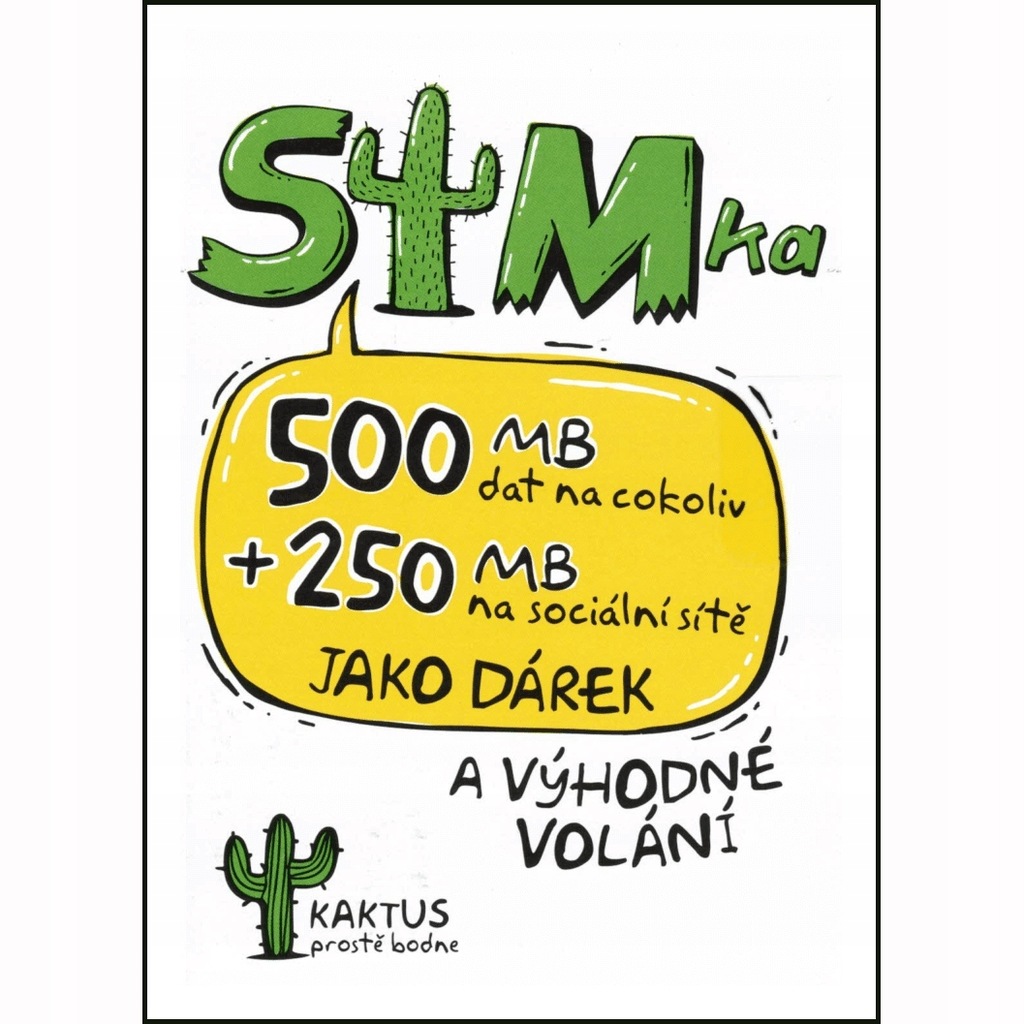 Купить Чешская SIM-карта Czech Kaktus 100Kc + АДАПТЕР: отзывы, фото, характеристики в интерне-магазине Aredi.ru