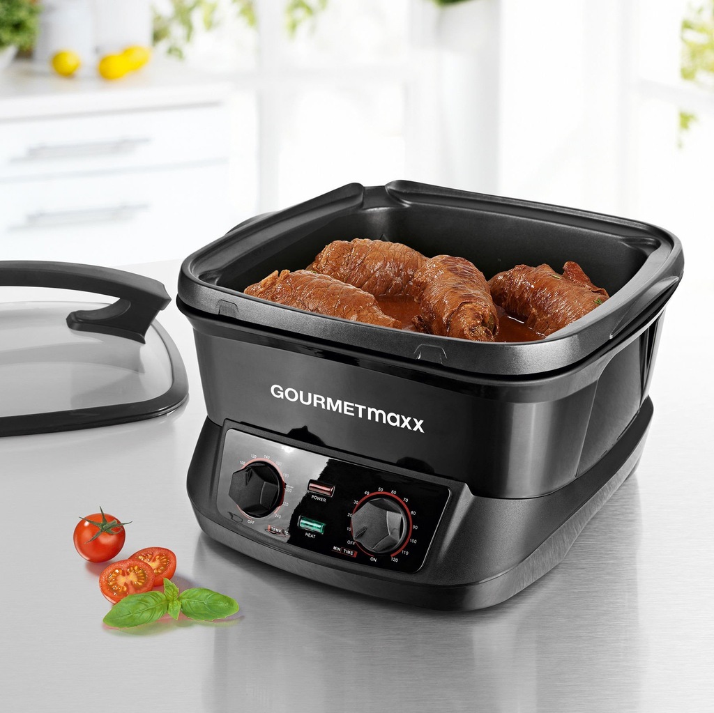 WIELOFUNKCYJNY MULTICOOKER FRYTKOWNICA 8L. 1800W 7738580533 oficjalne archiwum Allegro
