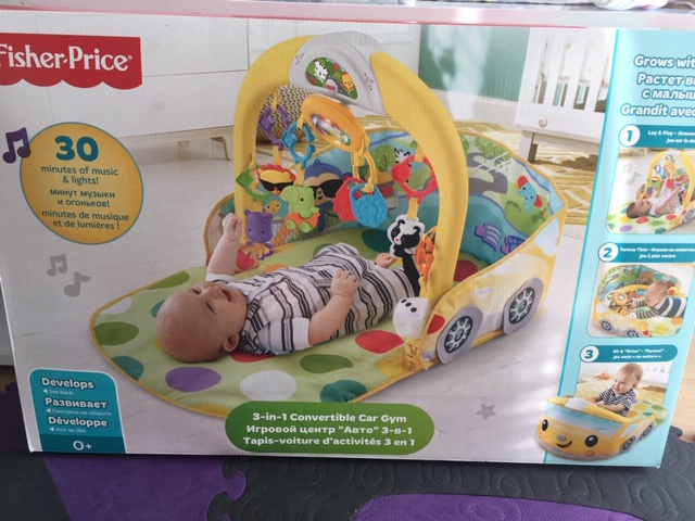 Mata Edukacyjna Fisher Price Wesoły samochodzik