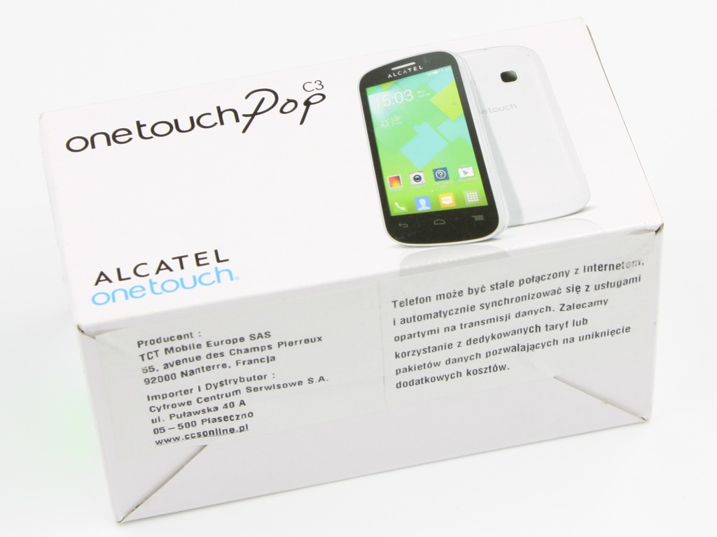 Alcatel Onetouch Pop C3 4033x Czerwony Single Sim 8866534453 Oficjalne Archiwum Allegro