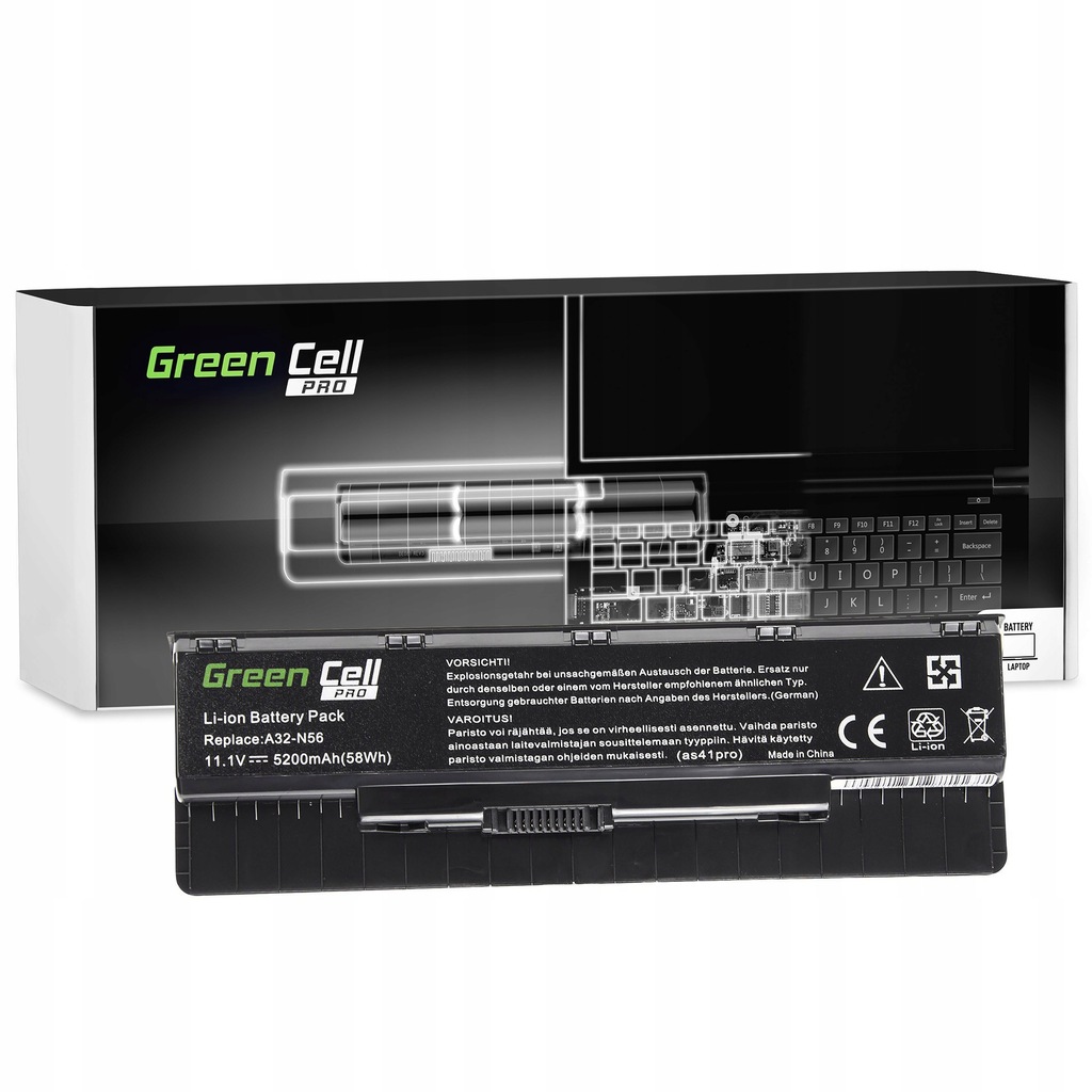 Green Cell PRO Bateria do Asus A32-N56 N46 N46V N5
